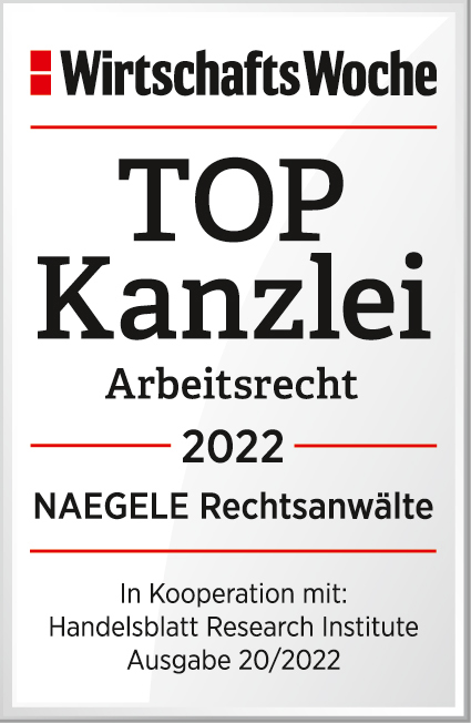 Wirtschaftswoche TOP Kanzlei für Arbeitsrecht 2022